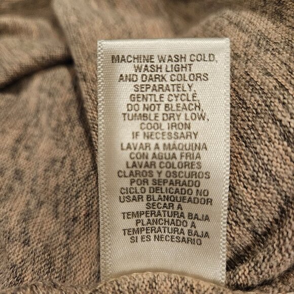 Jillian + Nicloe Blouse Womens M Gray Jersey Knit Bell tiered sleeves Stretch - Picture 11 of 11